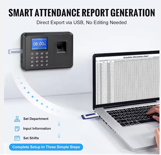 Appareil intelligent pour l’enregistrement des présences et des sorties
