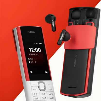 Nokia 5710XA - Téléphone Futuriste avec écouteurs Intégrées