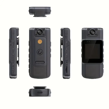 Mini caméra portable avec écran HD IPS et rotation 180°